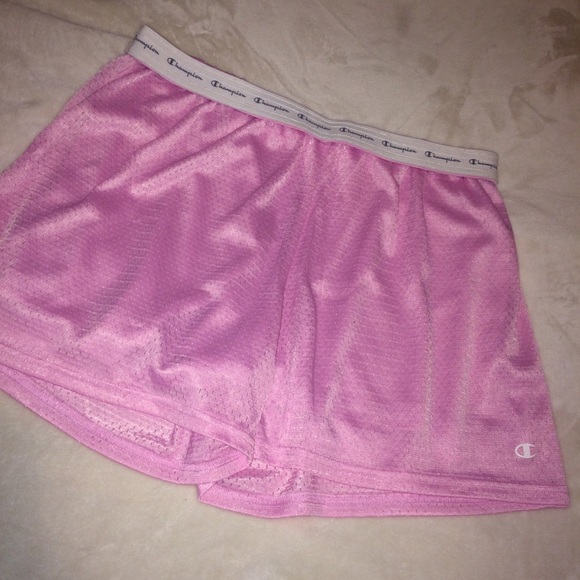 Champion Pants - Champion Pink Women’s Active Mesh Shorts